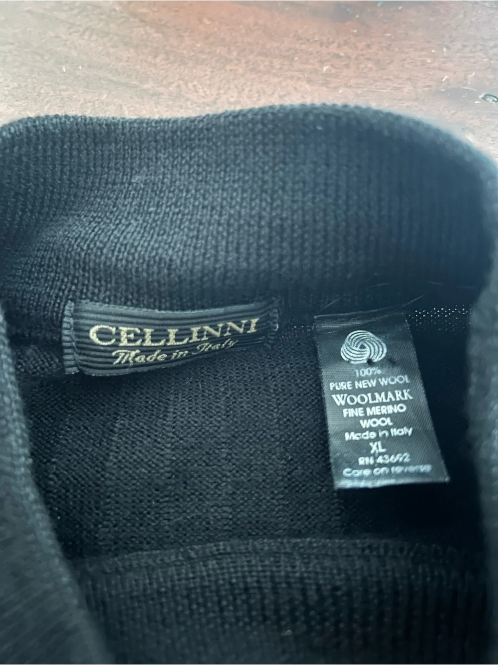 Men's Cellini 100% wool sweater